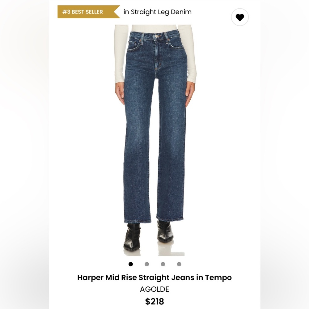 Agolde Harper mid rise jeans